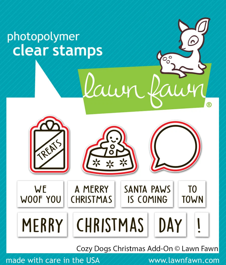 Cozy Dogs Add-On - Stamp & Lawn Cuts