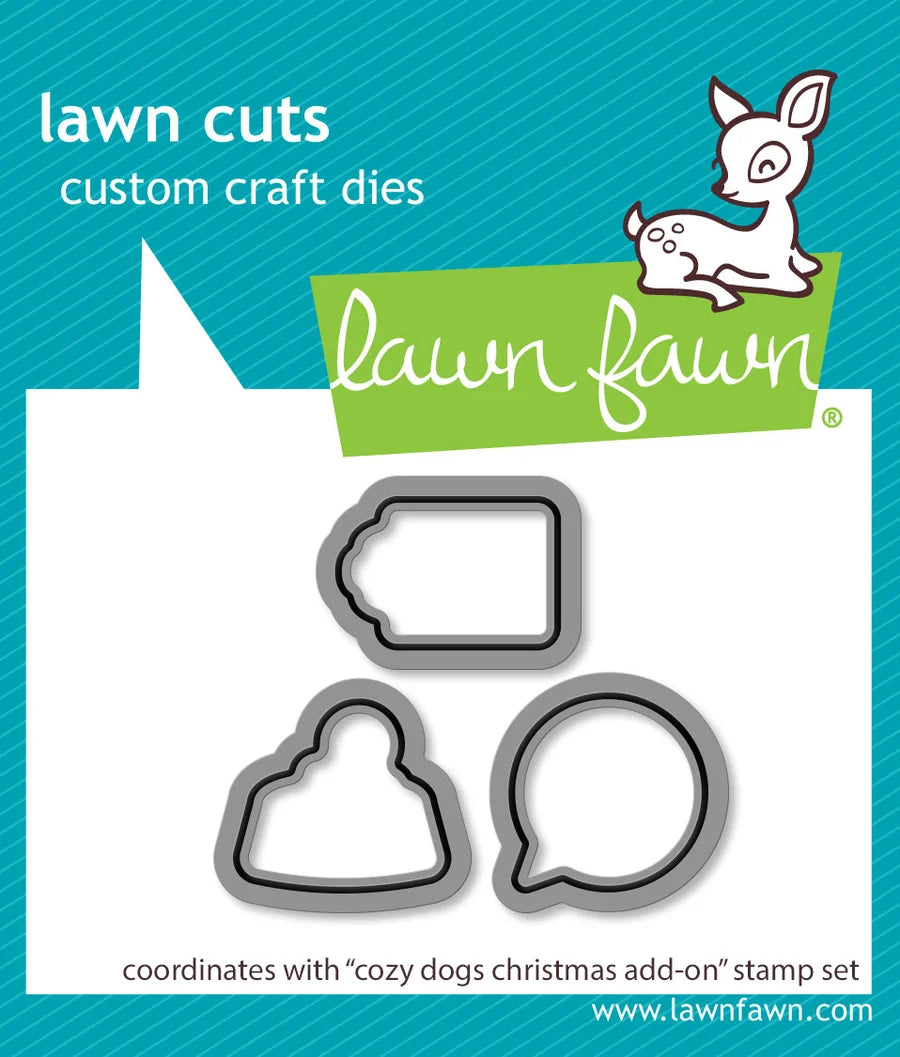 Cozy Dogs Add-On - Stamp & Lawn Cuts
