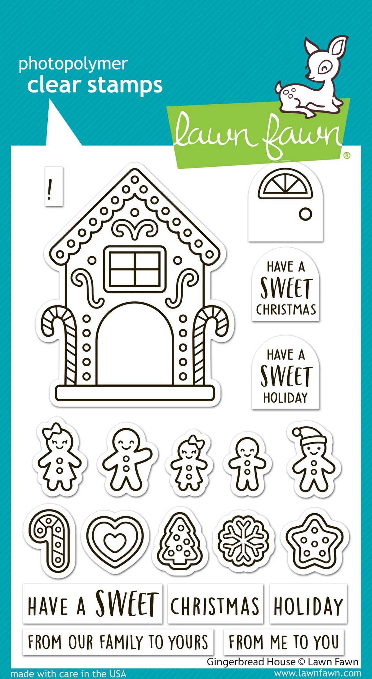Gingerbread House - Stamp & Lawn Cuts