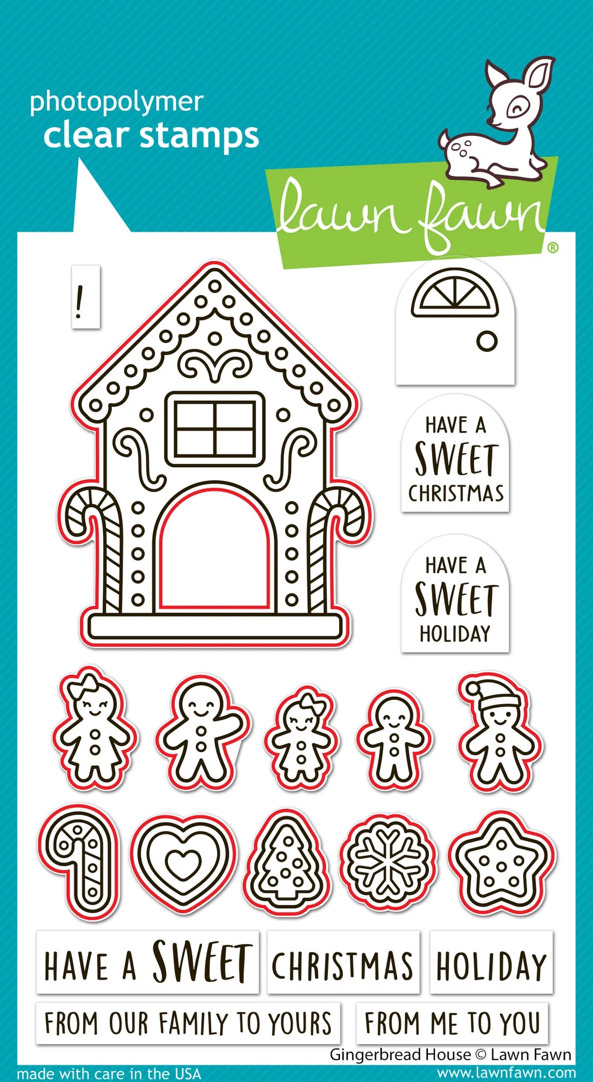 Gingerbread House - Stamp & Lawn Cuts