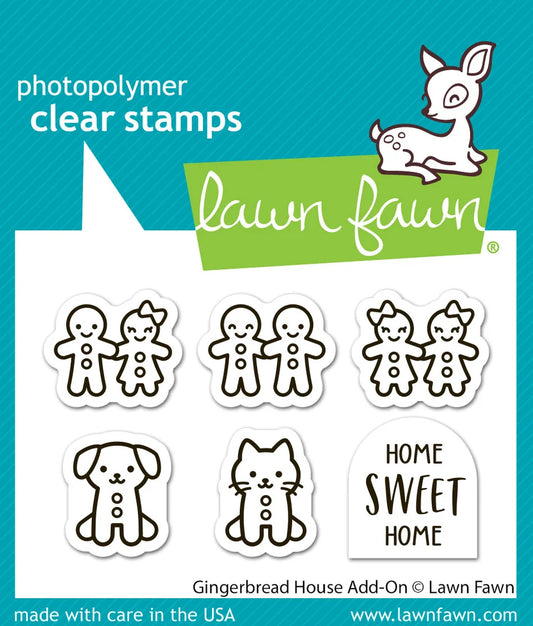 Gingerbread House Add-On - Stamp & Lawn Cuts