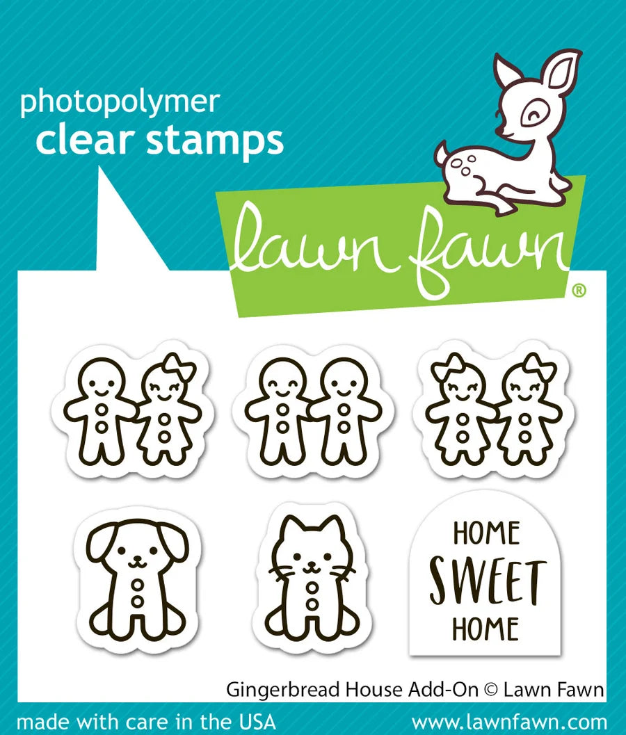Gingerbread House Add-On - Stamp