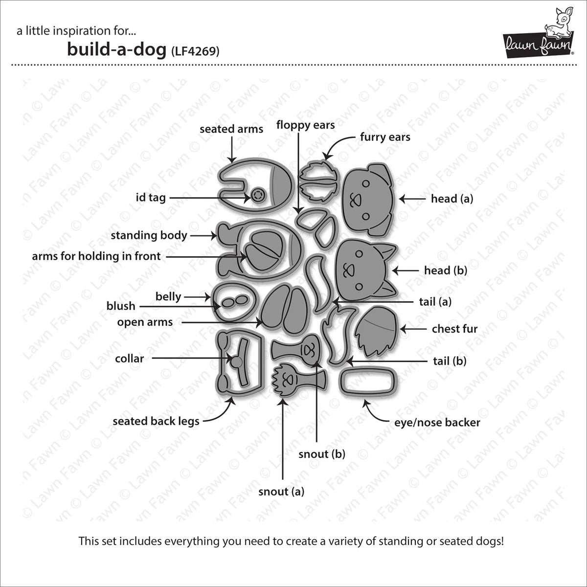 Build-a-Critter : Dog - Lawn Cuts