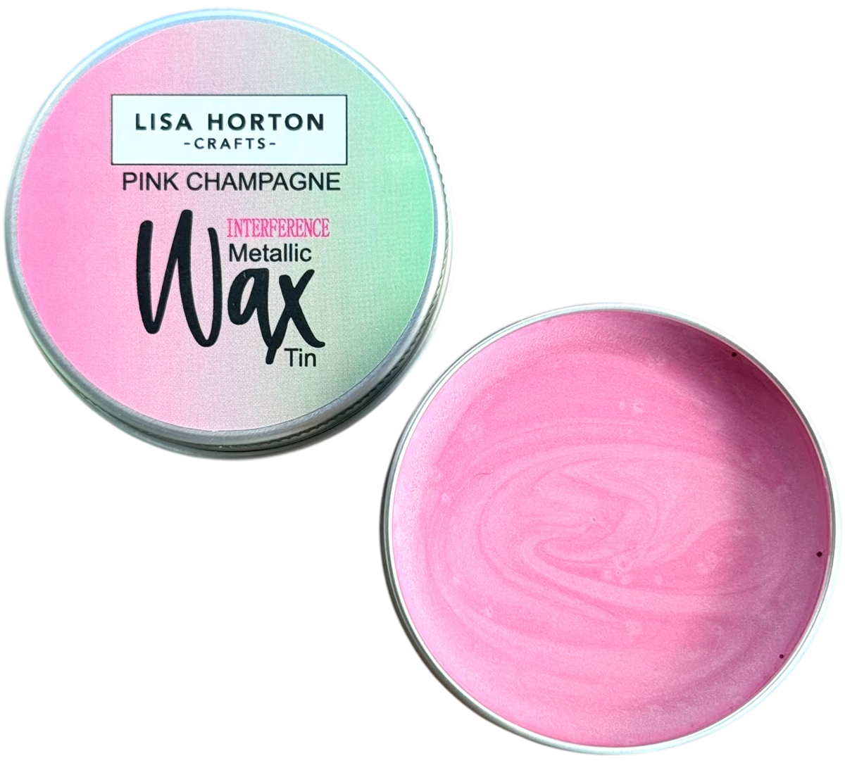 Pink Champagne - Interference Water Based Wax by Lisa Horton