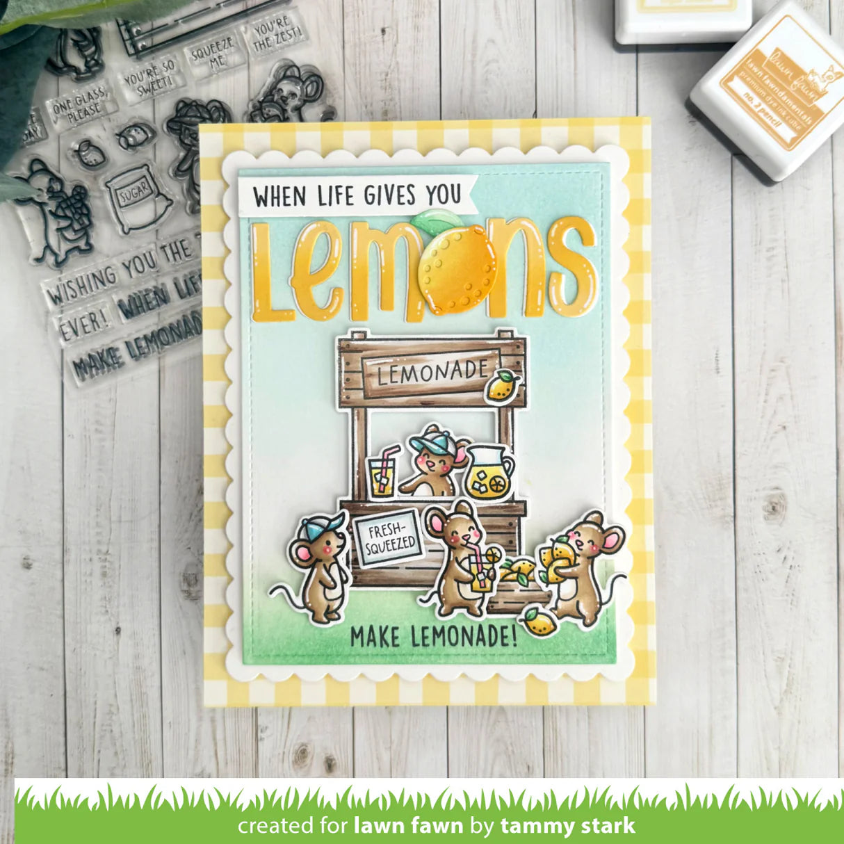 Make Lemonade! - Stamp & Lawn Cut