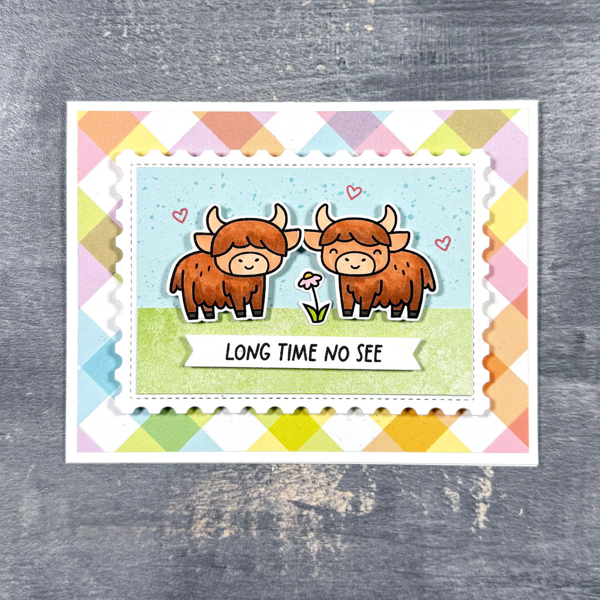 Highland Cows! - Stamp & Lawn Cut