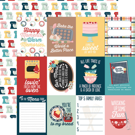 Mom's Kitchen - 3x4 Journaling Cards