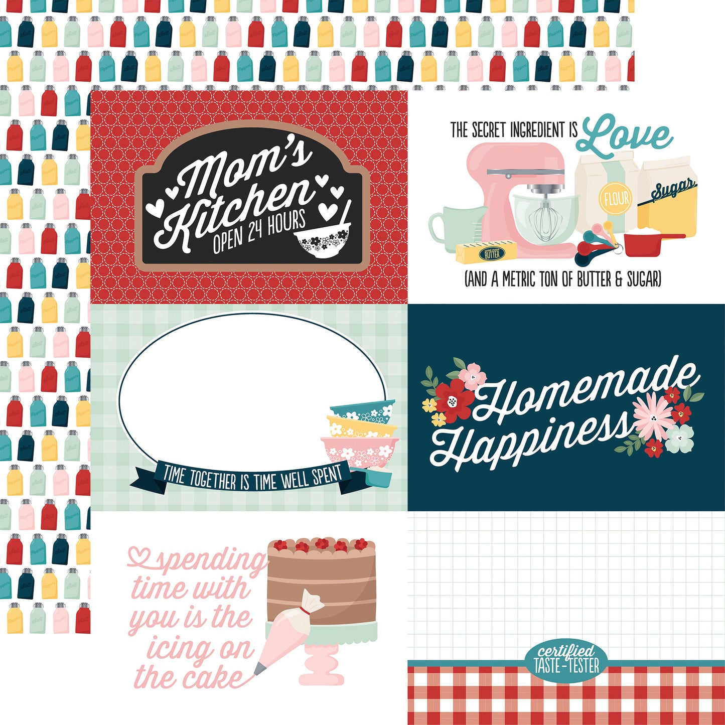 Mom's Kitchen - 6x4 Journaling Cards