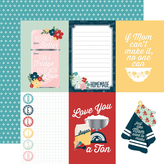 Mom's Kitchen - 4x6 Journaling Cards