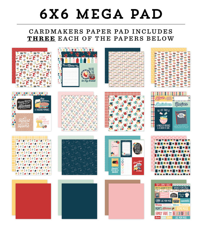 Mom's Kitchen - 6x6 Mega Paper Pad