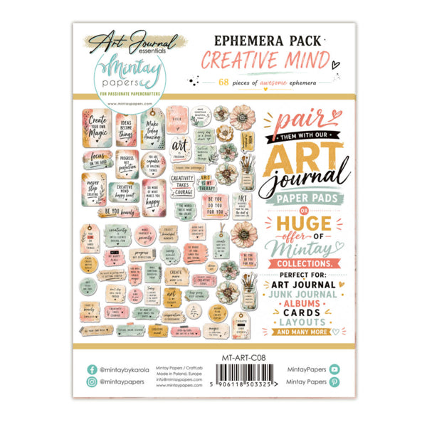 Art Journal Ephemera - Creative Minds