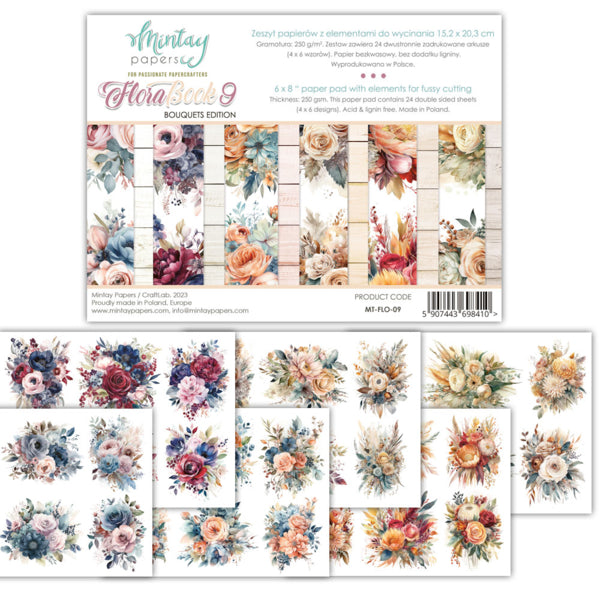 Flora 9 - 6x8 Elements (Fussy Cutting)