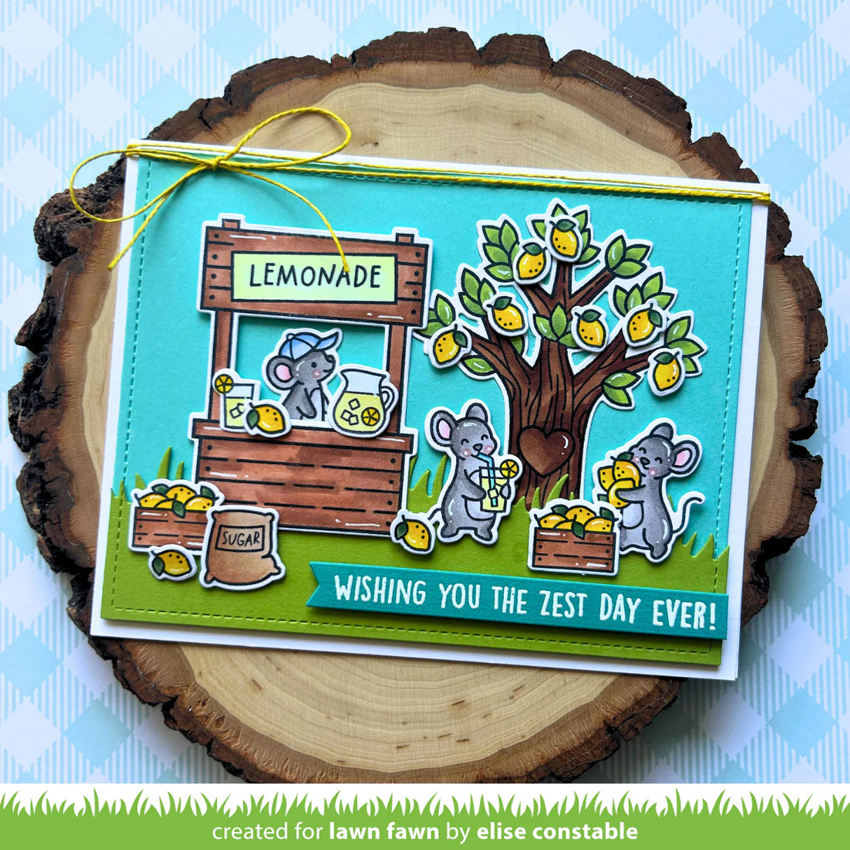 Make Lemonade! - Stamp & Lawn Cut