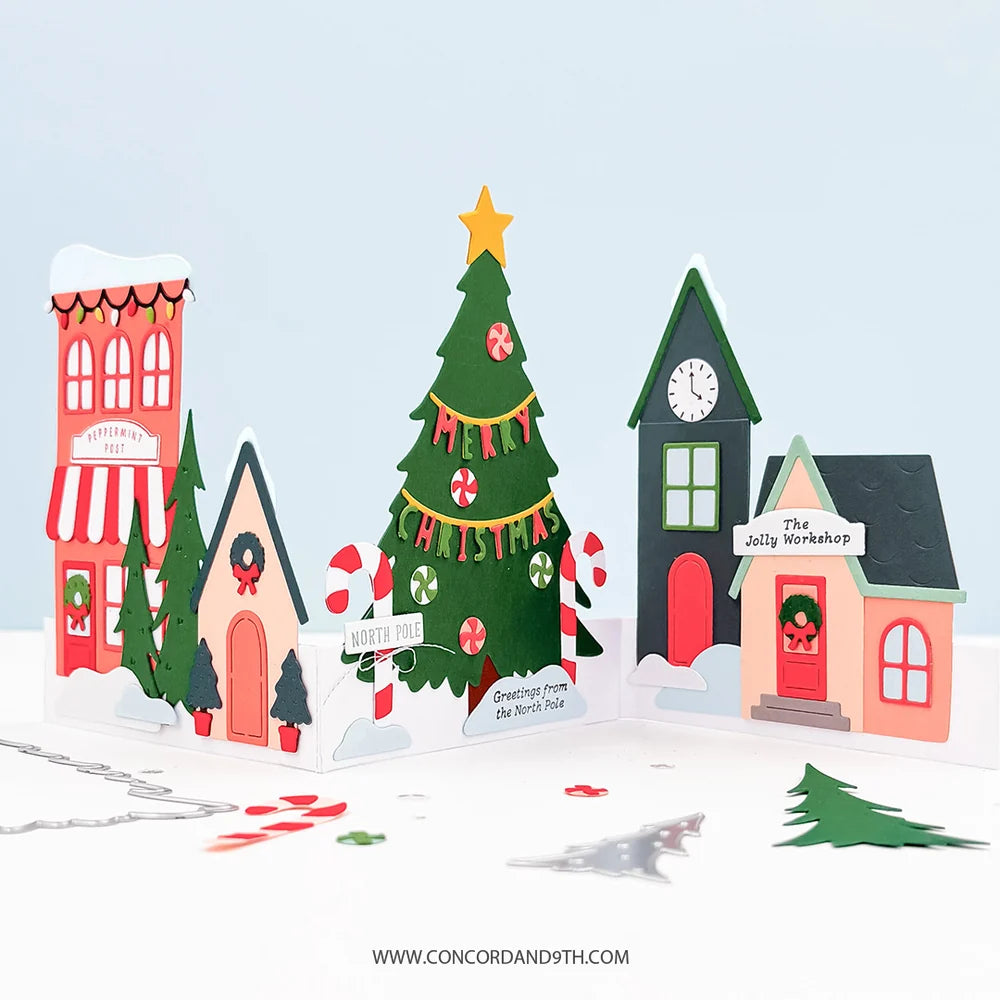 North Pole Greetings - Die