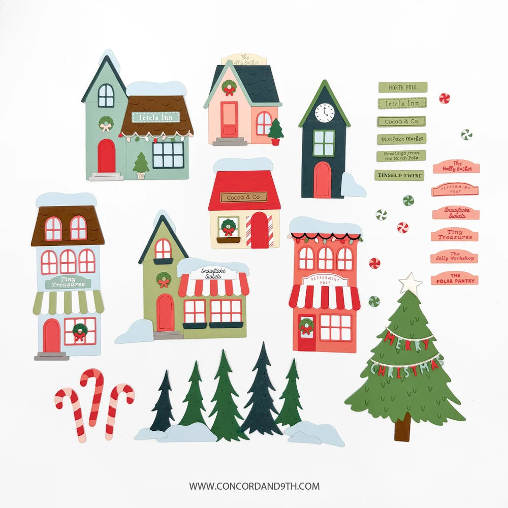 North Pole Greetings - Die