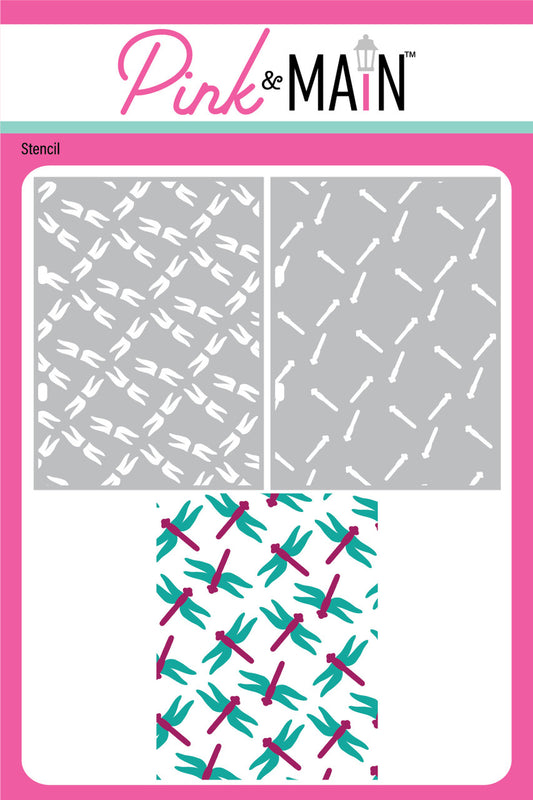 Layered Dragonflies - Stencils