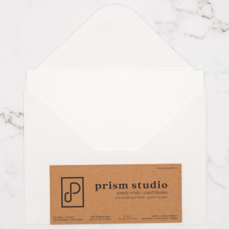 Card Blanks & Envelopes - 5x7 - Set of 10