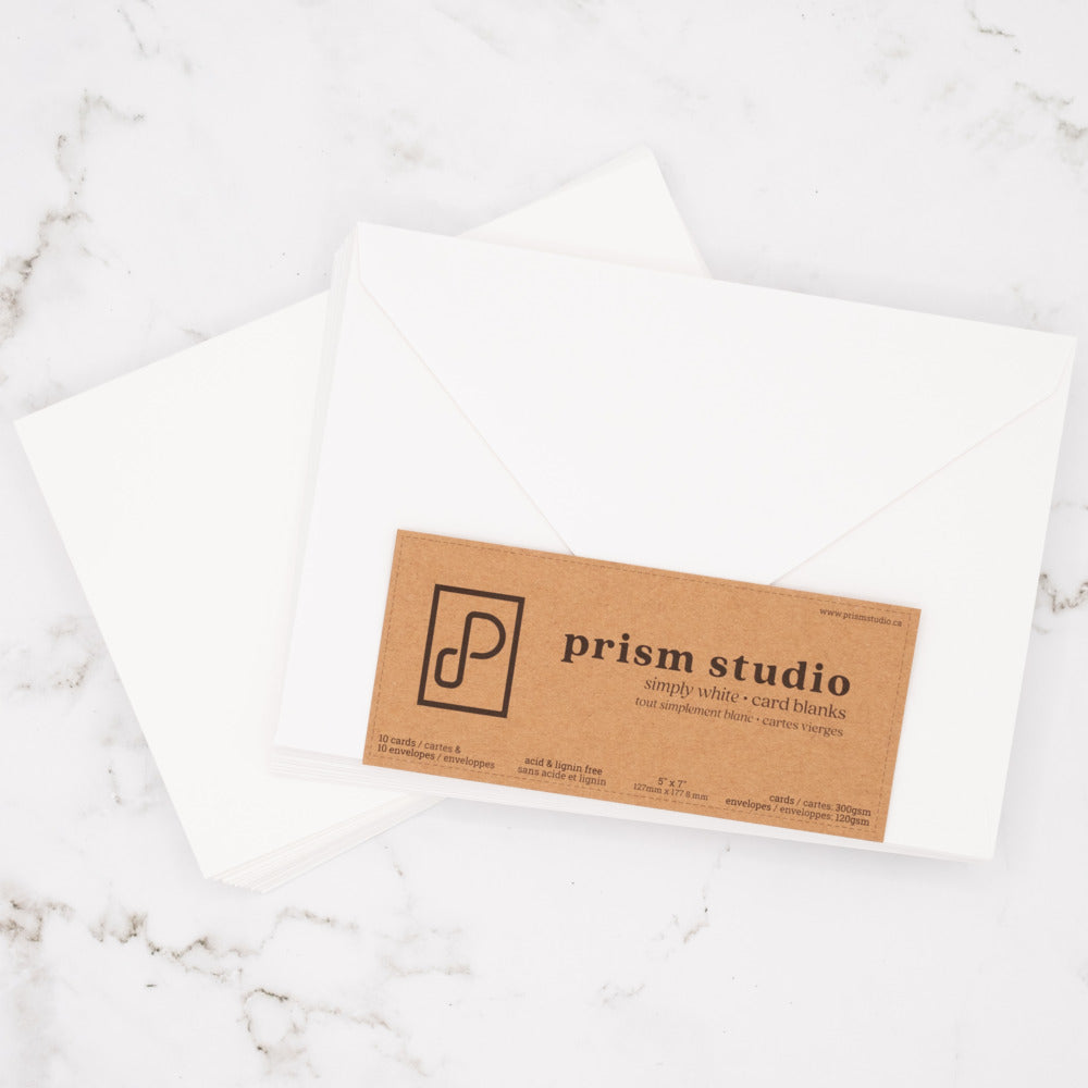 Card Blanks & Envelopes - 5x7 - Set of 10