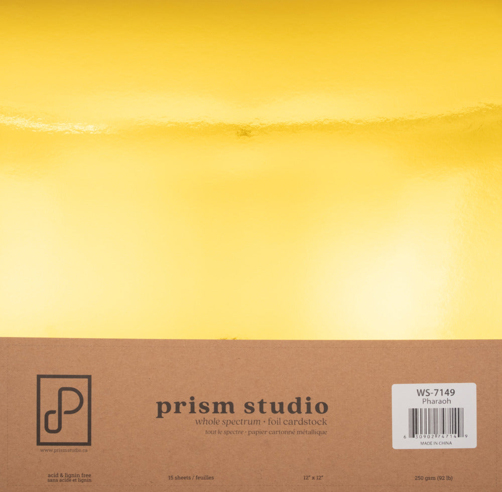Whole Spectrum Foil Cardstock - Pharaoh - 12x12 (15sheets)