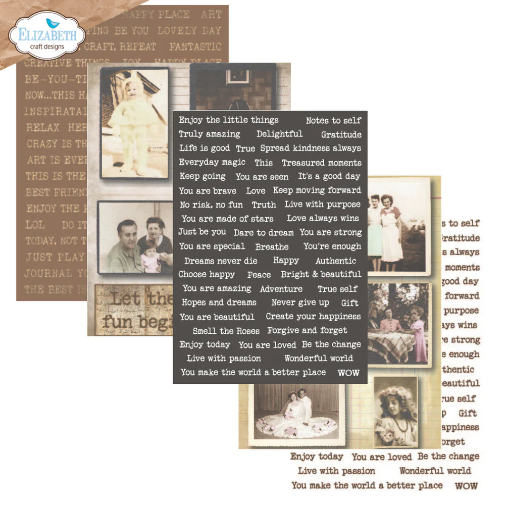 Journal Ephemera 1 - Pattern Cardstock