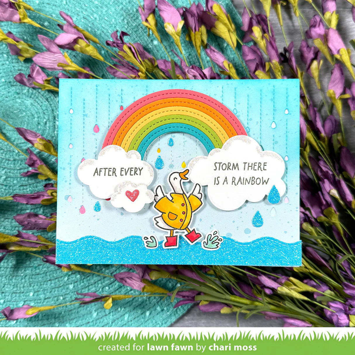 Silly Goose, Rain Or Shine! - Stamps