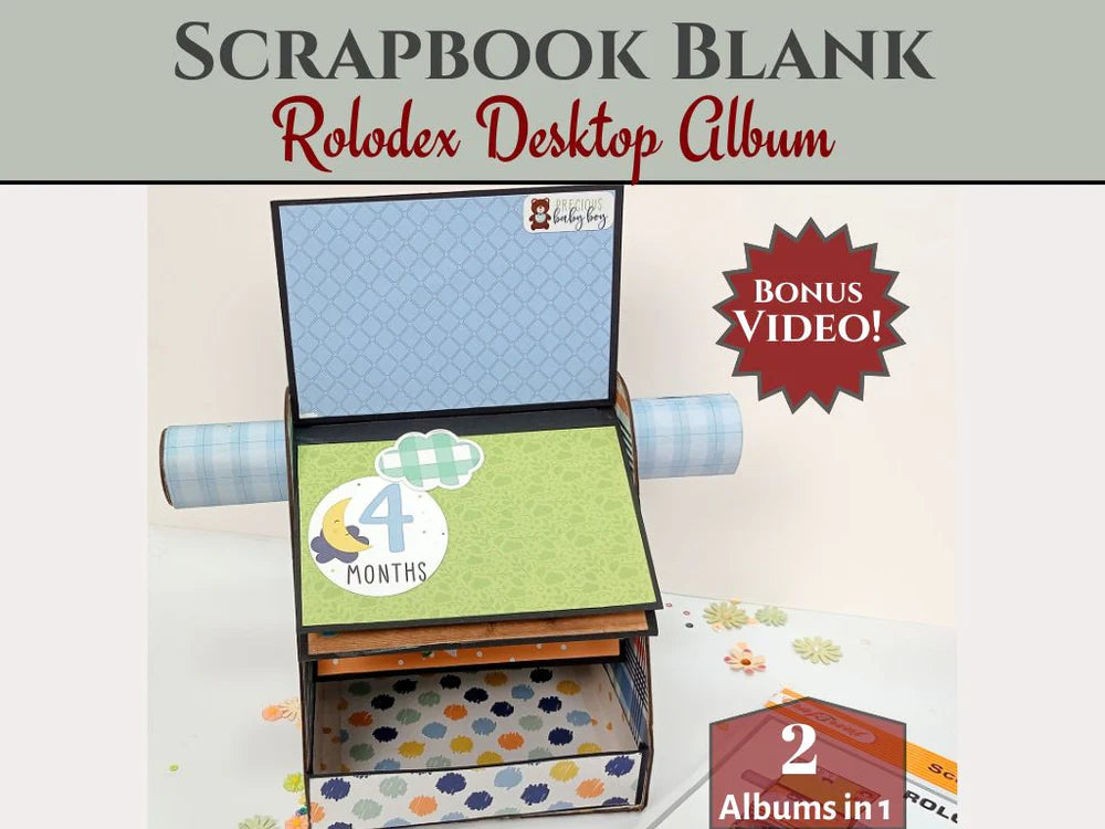 Rolodex Desktop Album - Kraft