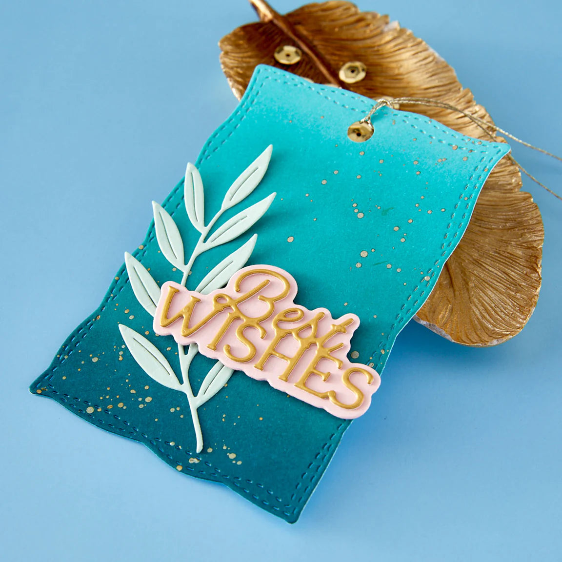 Layered Best Wishes - Dies