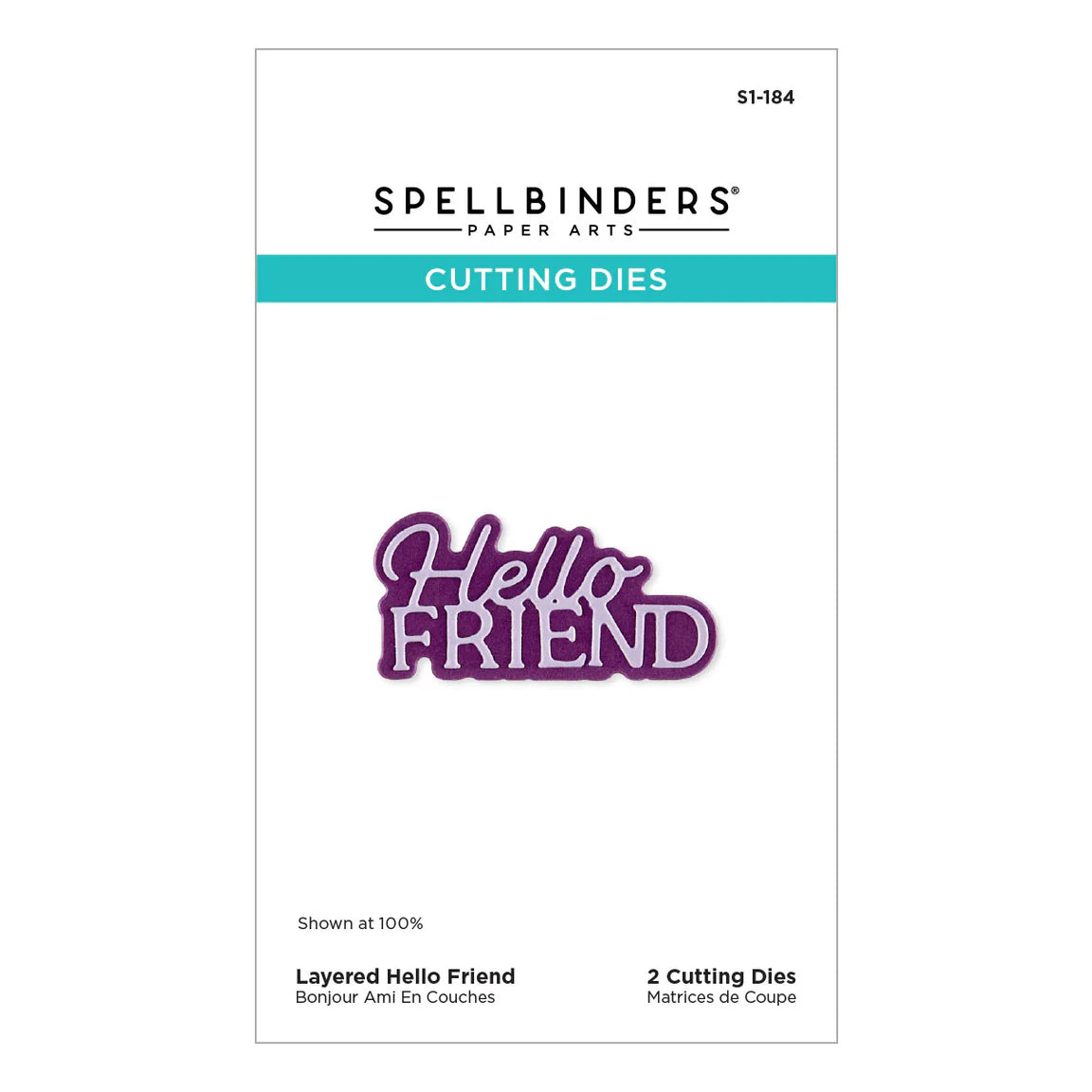 Layered Hello Friend - Dies