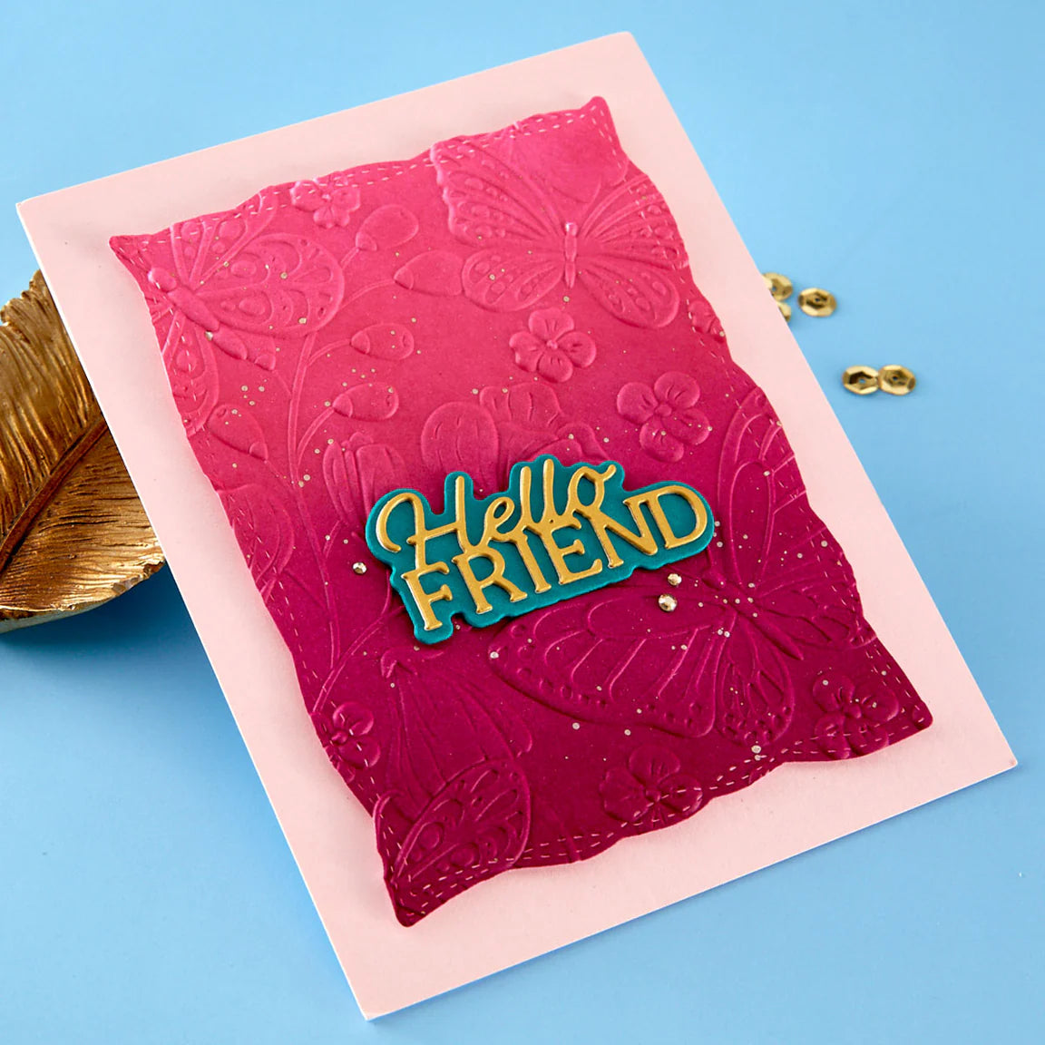 Layered Hello Friend - Dies