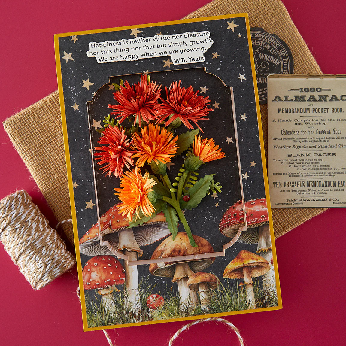 Tassel Flower And Ladybug - Die