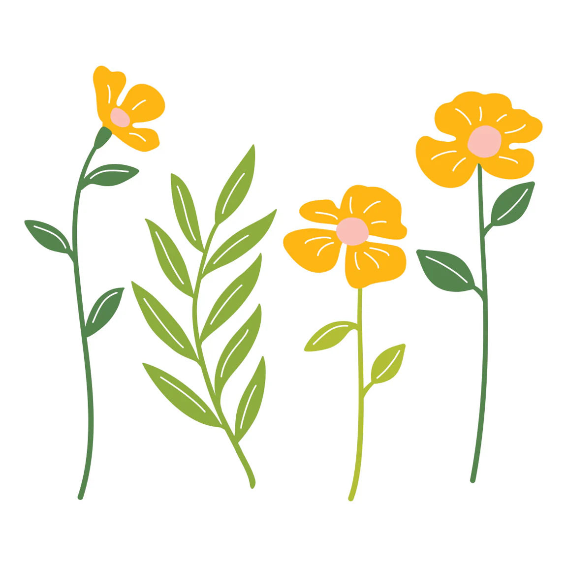 Leaf & Blooms - Dies