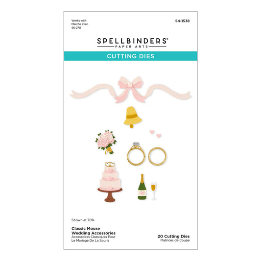 Classic Mouse Wedding Accessories - Dies