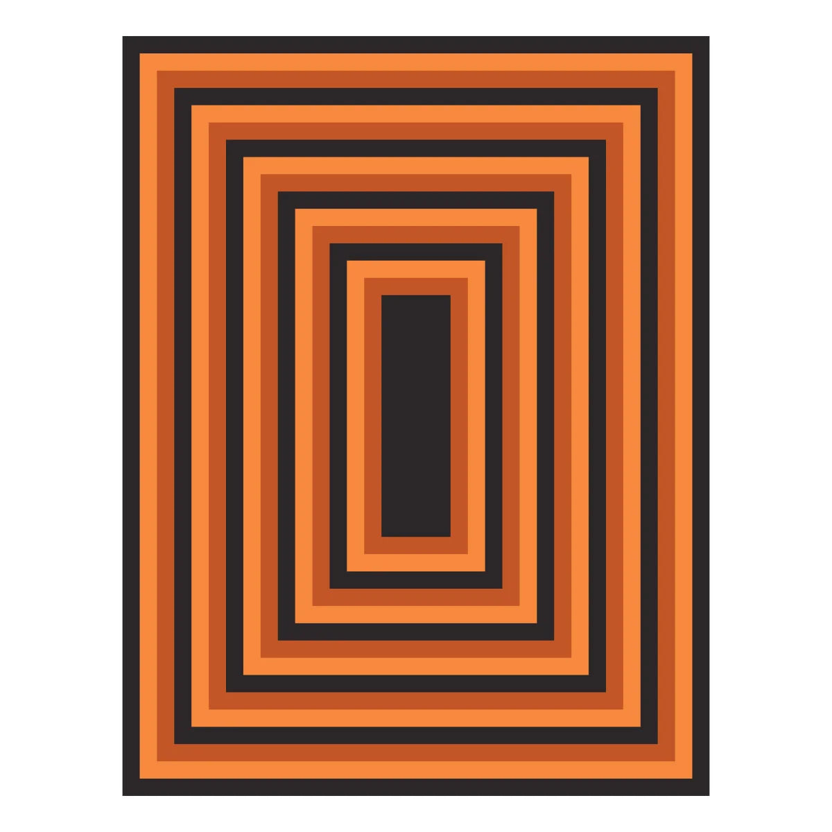 Color Block Accent Rectangle - Die