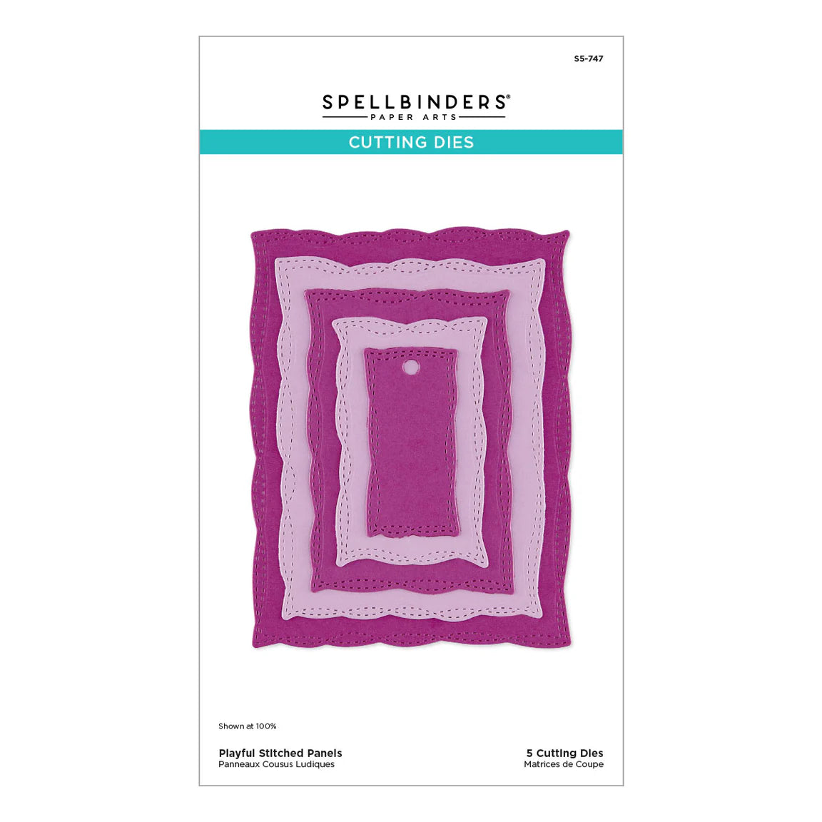 Playful Stitched Panels - Dies