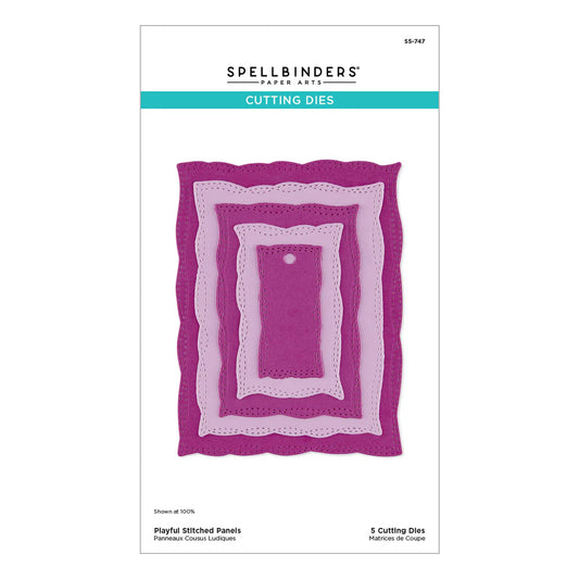 Playful Stitched Panels - Dies