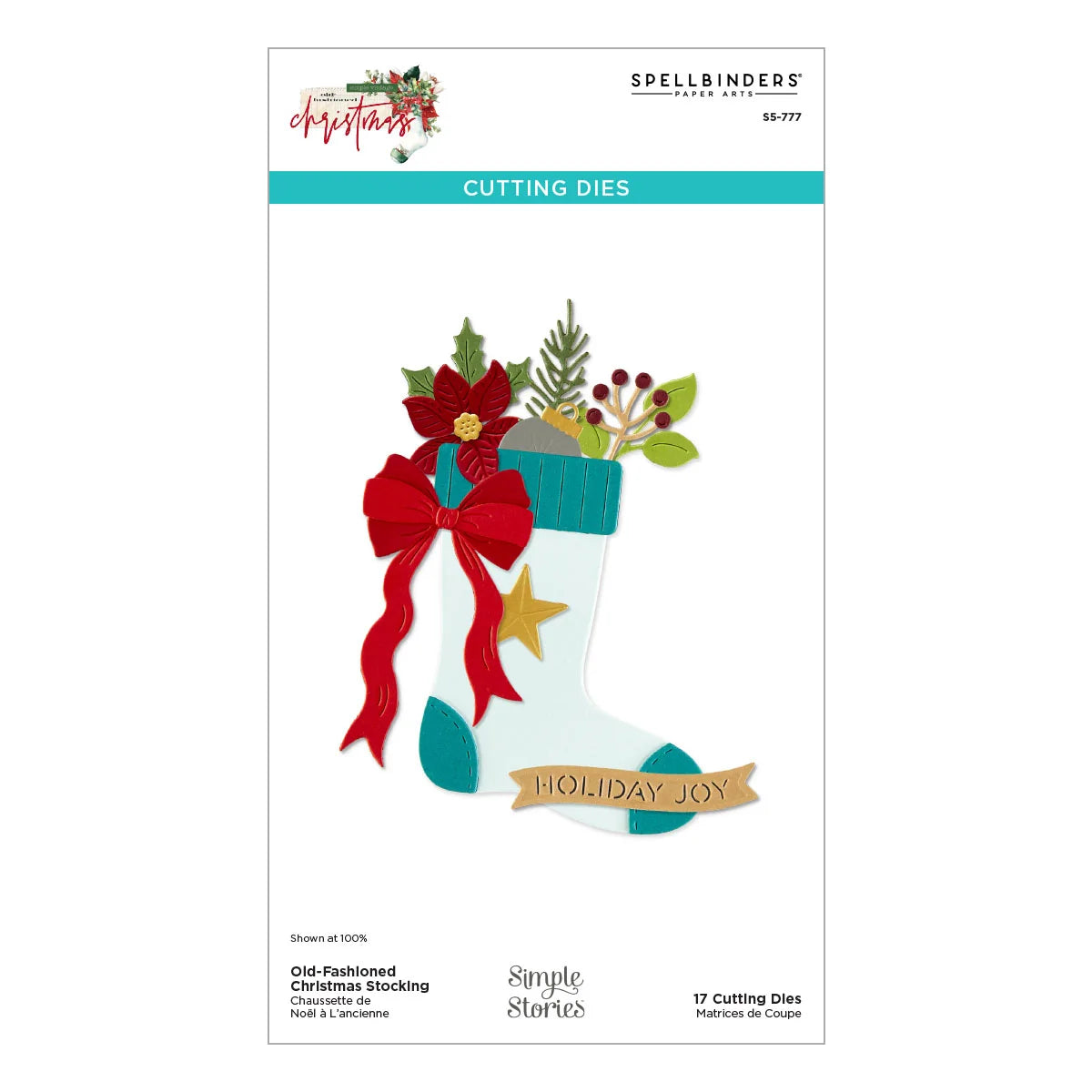 Old Fashion Christmas Stocking - Die