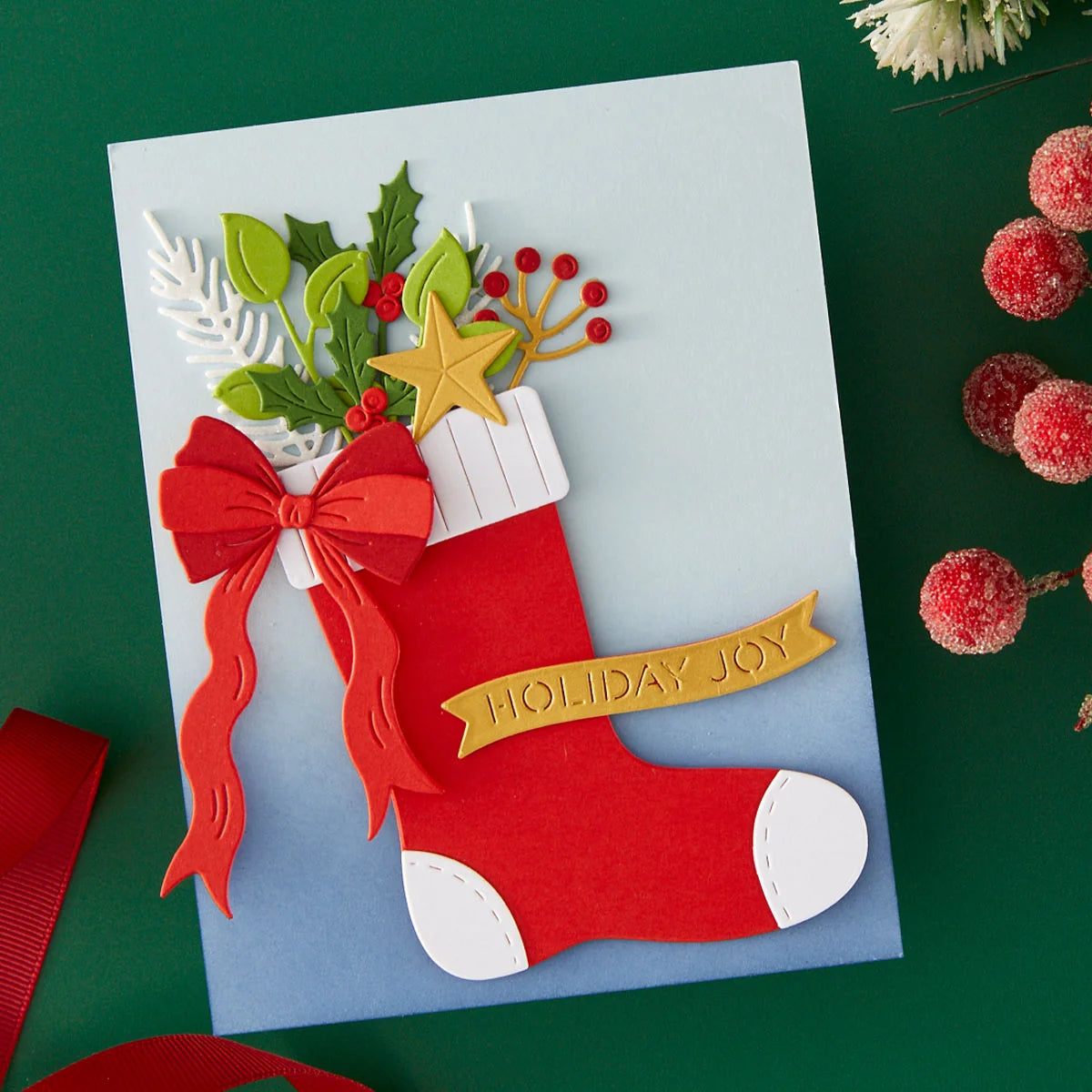 Old Fashion Christmas Stocking - Die