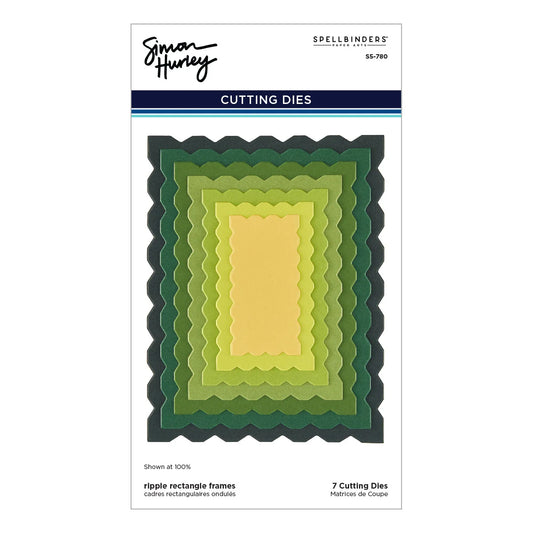 Ripple Rectangle Frames - Die by Simon Hurley