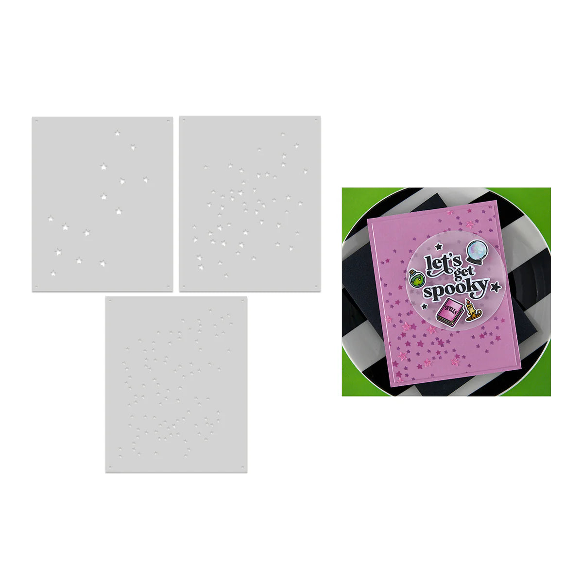 Scattered Stars - Stencil