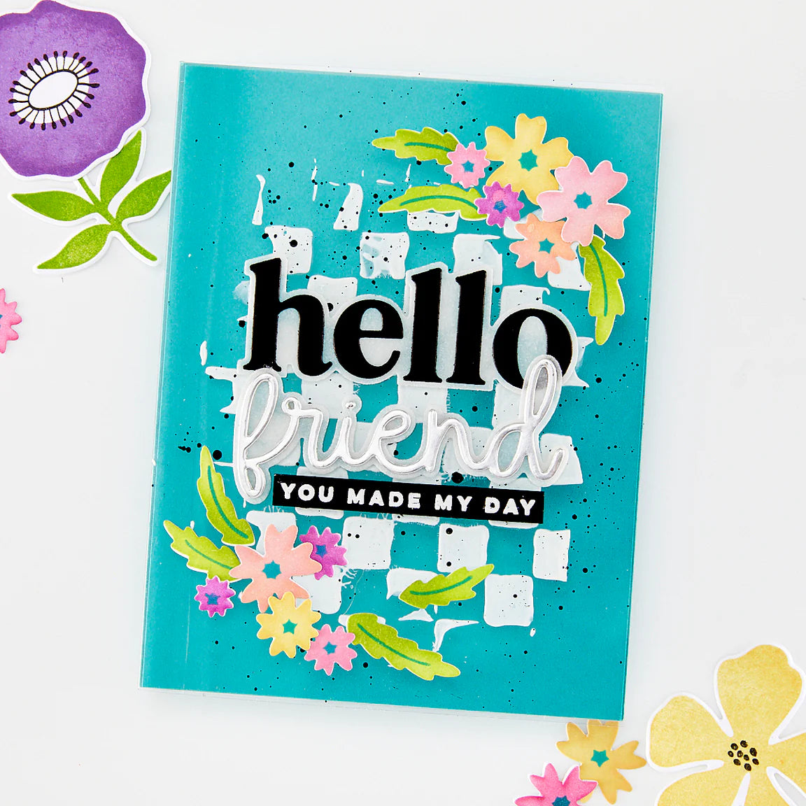 Bitty Floral - Stencil & Die Bundle