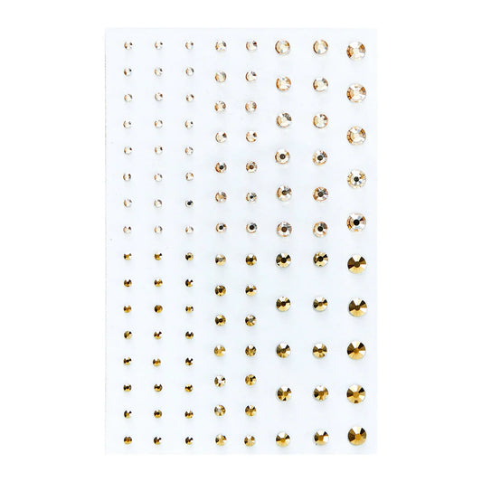 Gold - Mix Color Essentials Gems