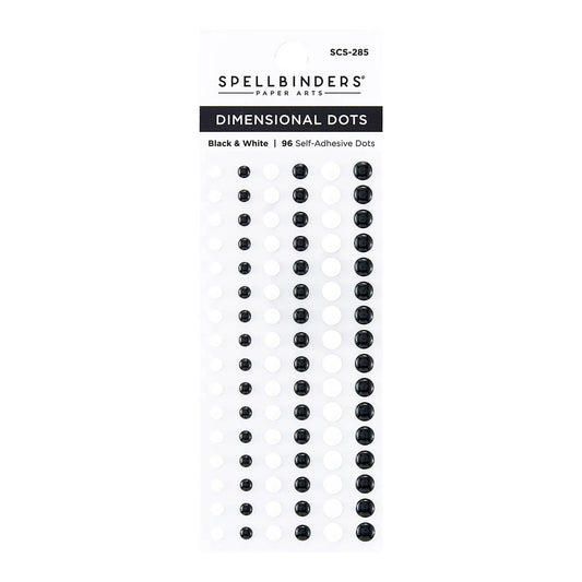 Black & White - Enamel Dots
