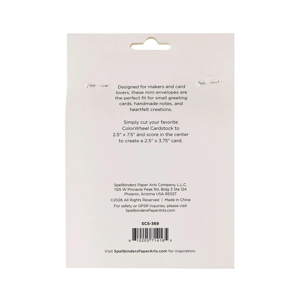 White Mini Envelopes - 25 Pack