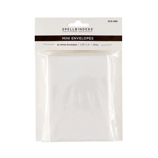 White Mini Envelopes - 25 Pack