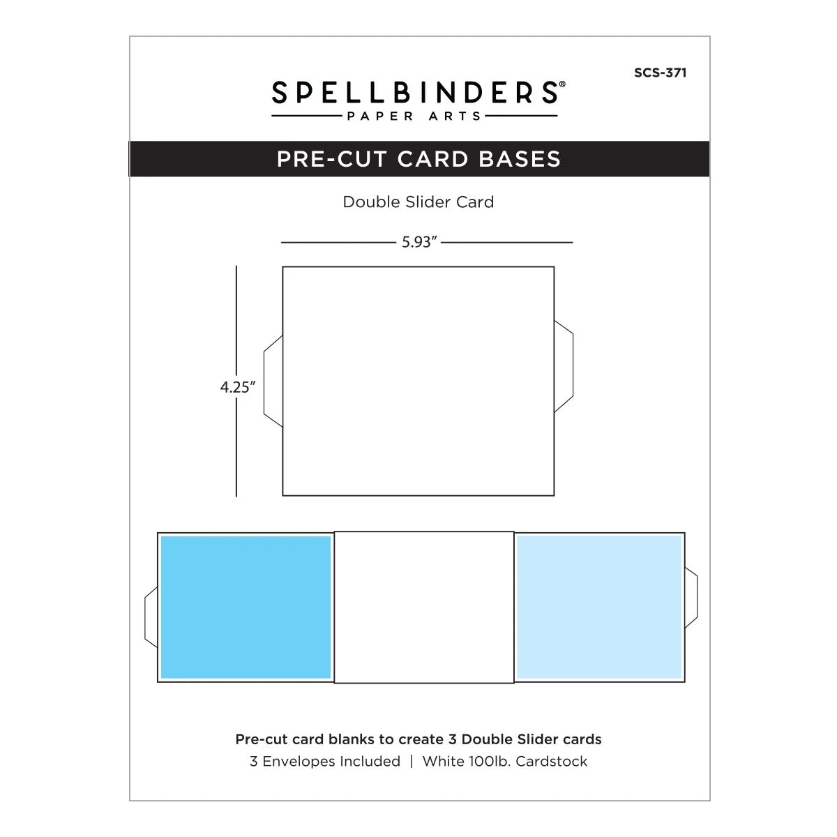 Double Slider Kinetic - Card Blanks