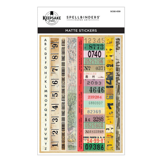 Book 10 - Border & Label - Stickers by Esther Glas