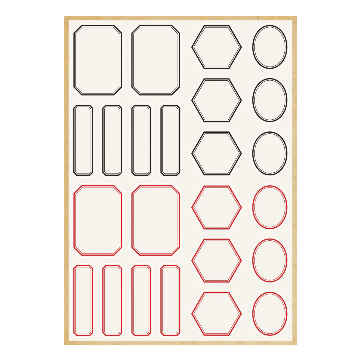 Book 10 - Border & Label - Stickers by Esther Glas