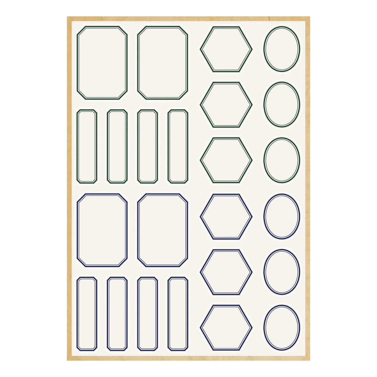 Book 10 - Border & Label - Stickers by Esther Glas