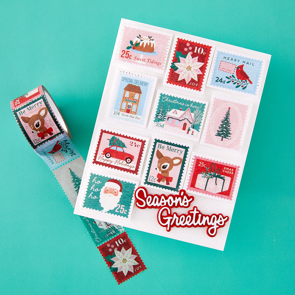 Dear Santa - Postage Stamp - Washi Tape