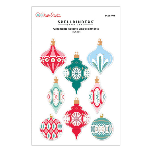 Dear Santa - Ornaments Dimensional - Stickers